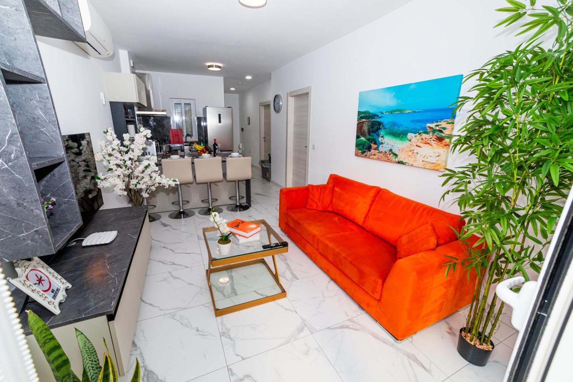 Sea Breeze, Spacious 2-Bedroom Lux Seaside Apartments San Pawl il-Baħar Eksteriør bilde
